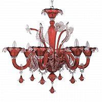 подвесная люстра ideal lux ca vendramin sp6 rosso в Твери