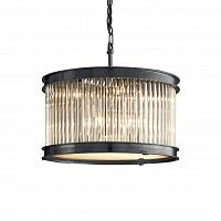 люстра essex crystal 45 черное основание, прозрачное стекло в Твери