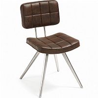 стул lola seat pu brown ножки из нержаеющей стали c589u09 от la forma (ex julia grup) в Твери