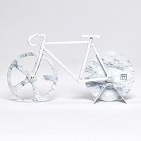 нож для пиццы из нержавеющей стали the fixie, белый мрамор в Твери