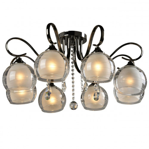 потолочная люстра idlamp merinella 877/8pf-darkchrome в Твери