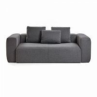 диван blok sofa 2 темно-серый от la forma (ex julia grup) в Твери