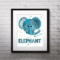 постер elephant а4 в Твери