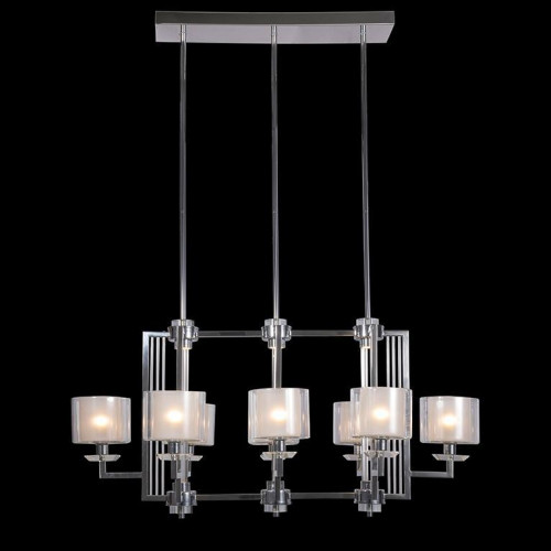 подвесная люстра newport 4408/s chrome в Твери