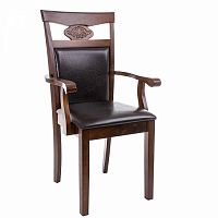 стул деревянный кресло luiza dirty oak / dark brown в Твери