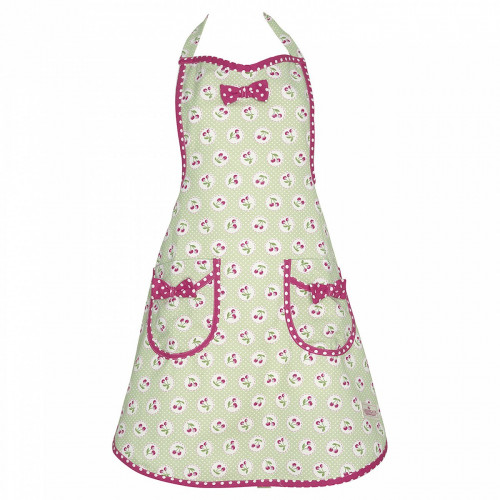 фартук cherry berry p.green w/bow в Твери