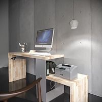 стол рабочий письменный с подставкой для монитора ecocomb-3 в Твери