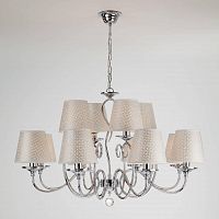 подвесная люстра eurosvet fresa 70068/12 хром в Твери