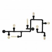 потолочная люстра ideal lux plumber pl8 nero в Твери