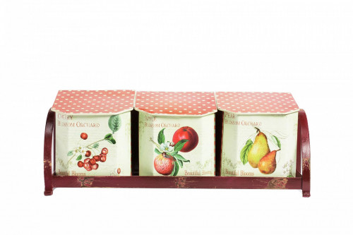 набор емкостей для хранения на подставке fruits в Твери