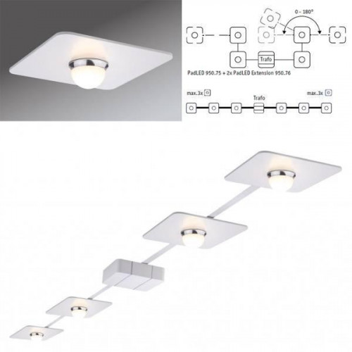 потолочный светодиодный светильник paulmann padled 95075 в Твери