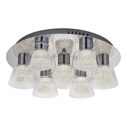 потолочная светодиодная люстра kink light азан 6112-7 в Твери